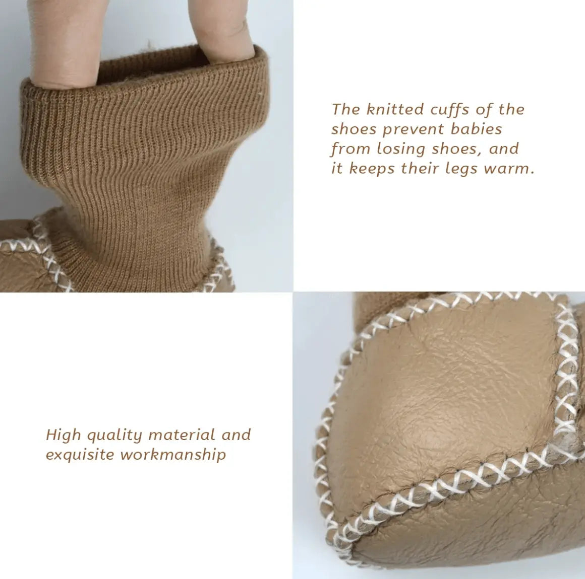Finn + Emma cozy booties | navy - 