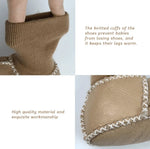 Finn + Emma cozy booties | navy - 