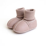 Finn + Emma cozy booties | Rose Pink - 