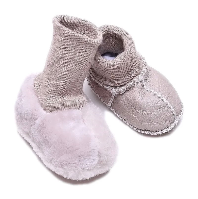 Finn + Emma cozy booties | Rose Pink - 