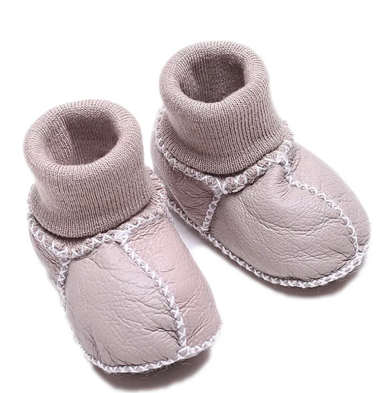 Finn + Emma cozy booties | Rose Pink - 