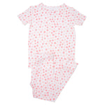Sweet Bamboo Cozy Cotton Pajama Set with Cuffed Pants for Big Kids All Seasons - 