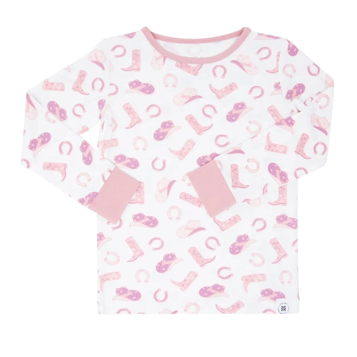 Sweet Bamboo Cozy Cotton Pajamas with Cuffed Leggings for Big Kids Sleepwear - 