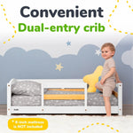 Ocodile.com Cozy Floor Bed for Toddlers with Crib Mattress Compatibility for Easy Transition - 