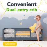 Ocodile.com Cozy Floor Bed for Toddlers with Crib Mattress Compatibility for Easy Transition - 