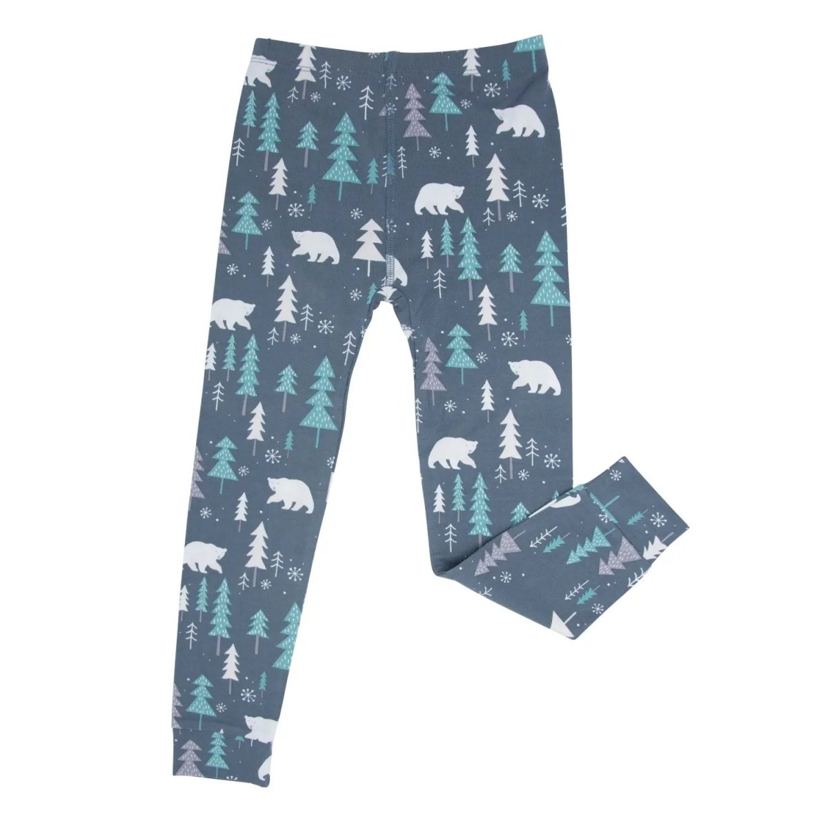 Sweet Bamboo Cozy Holiday Big Kid Pajamas Set with Long Sleeves - 