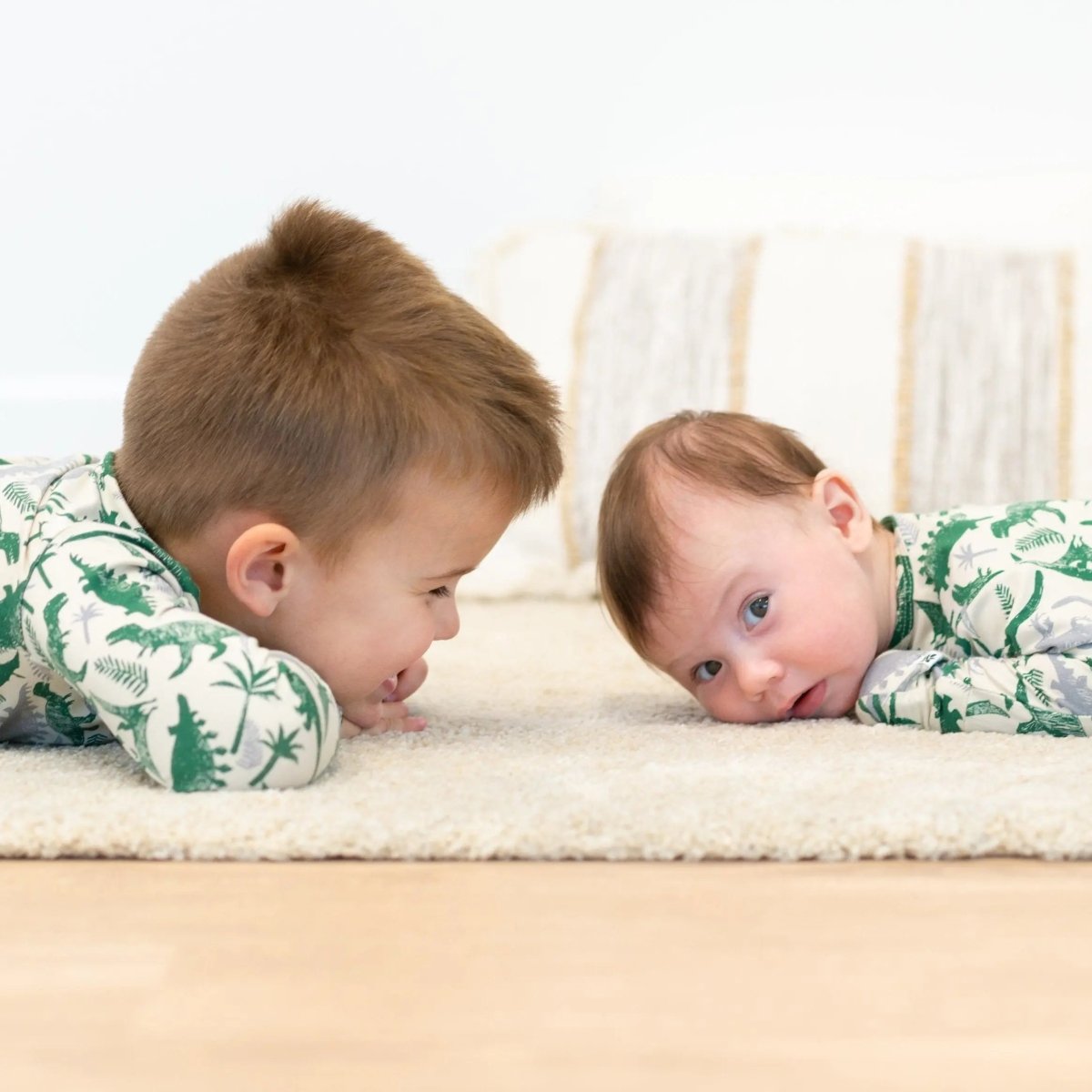 Sweet Bamboo Cozy Kids Pajama Set with Cuffed Legs for Comfortable Sleepovers - 