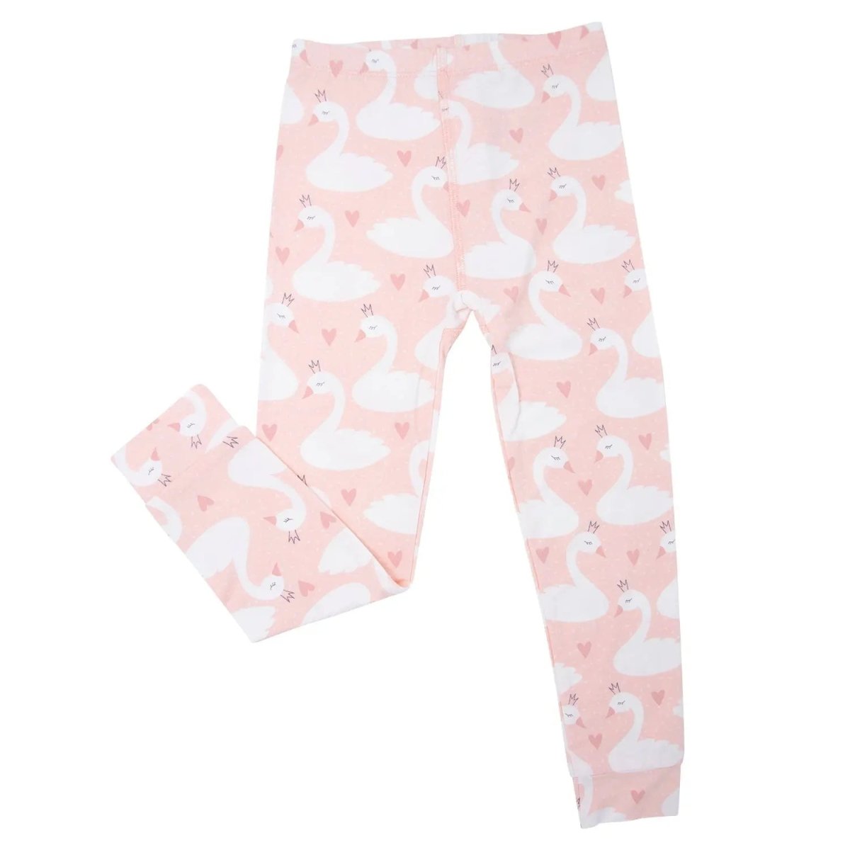 Sweet Bamboo Cozy Kids Pajama Set with Long Sleeve Top and Cuffed Pants for Bedtime - 