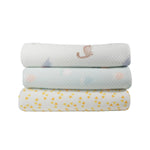 Goosewaddle® | Newborn Baby Blankets Toys Teethers Bibs & More Cozy Knit Blanket with Dinosaur Print for Baby Nursery Decor