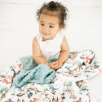 Honey Lemonade Cozy Minky Baby Blanket with Dragon Theme for Young Adventurers - 