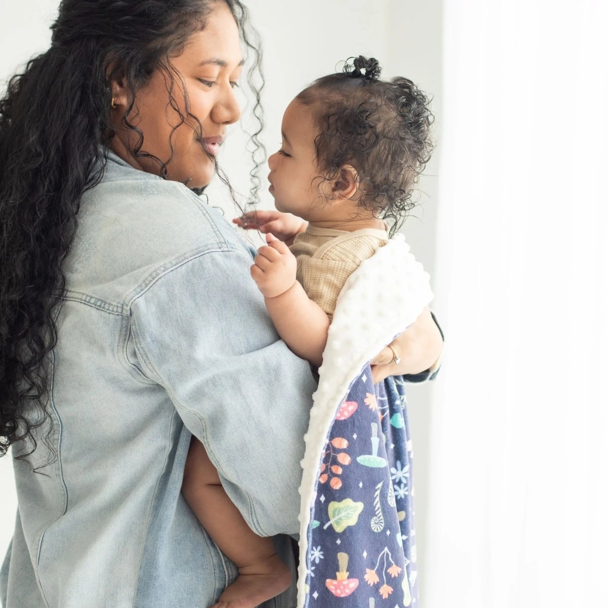 Honey Lemonade Cozy Minky Blanket with Magic Garden Design for Baby and Toddler Dreamers - 