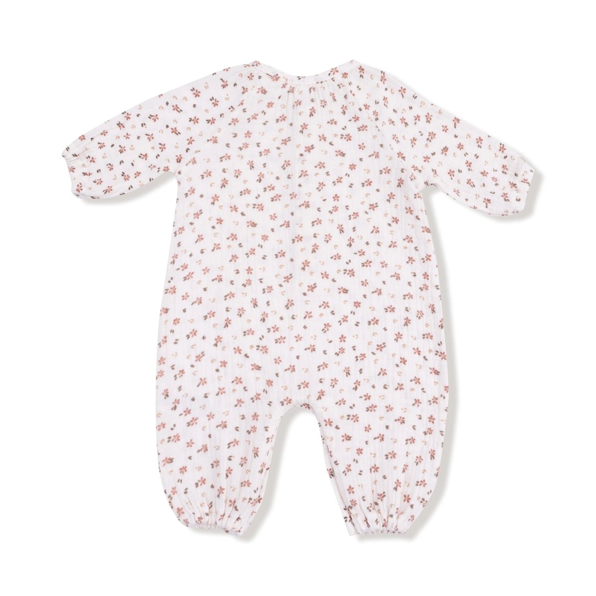 Angel Dear Cozy Peasant Romper For Fall Layering With Long Sleeves - Everetts Place Boutique - 