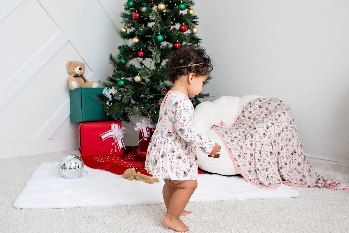 Bestaroo Cozy Pines Bodysuit Dress - 