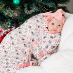Bamboo Spandex Footie Pajamas - Cozy Pines by Bestaroo