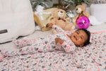 Bamboo Spandex Footie Pajamas - Cozy Pines by Bestaroo