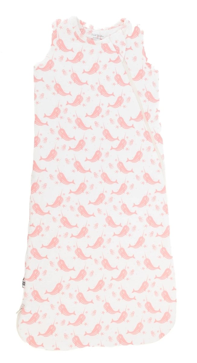 Sweet Bamboo Cozy Sleep Sack with 2 Way J Zipper for Infants 0 to 9 Months - 