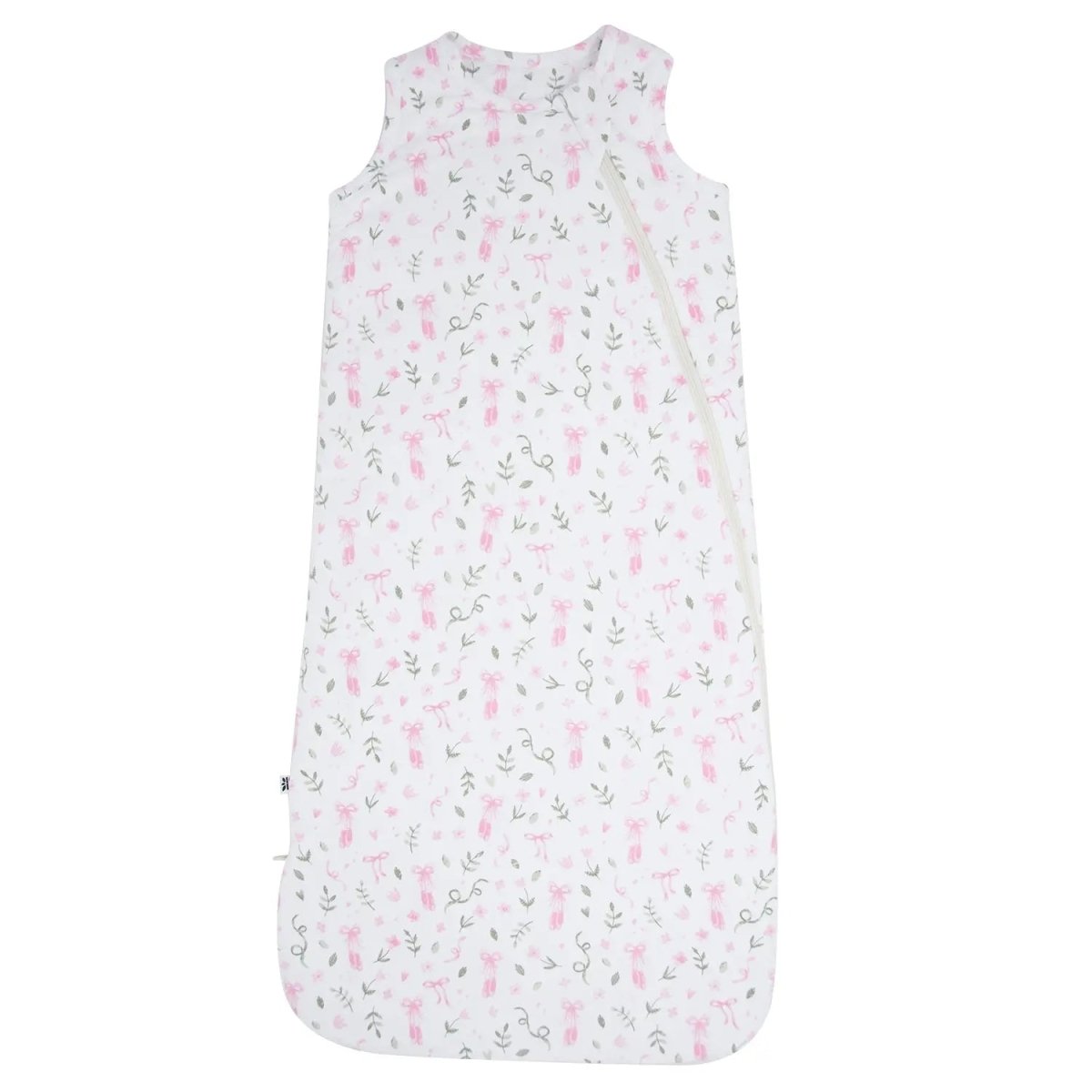 Sweet Bamboo Cozy Sleep Sack with 2 Way J Zipper for Infants Aged 0 to 9 Months - 