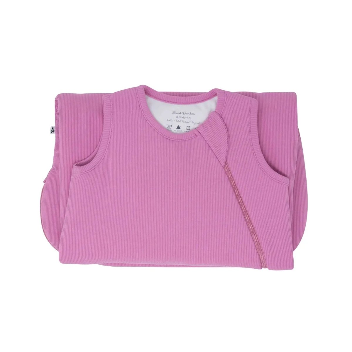 Sweet Bamboo Cozy Sleep Sack with 2 Way Zipper and Quilted Lining for Infants - 