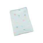 Goosewaddle® | Newborn Baby Blankets Toys Teethers Bibs & More Cozy Strawberry Pattern Knit Blanket for Babies