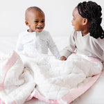 Dreamland Baby Cozy Weighted Toddler Blanket with Gentle 4 Pound Design for Kids 3 Plus - 