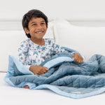 Dreamland Baby Cozy Weighted Toddler Blanket with Gentle 4 Pound Design for Kids 3 Plus - 