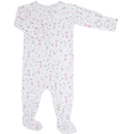 Sweet Bamboo Cozy Zipper Footie with Two Way Zipper and Silicone Grips for Infants - 