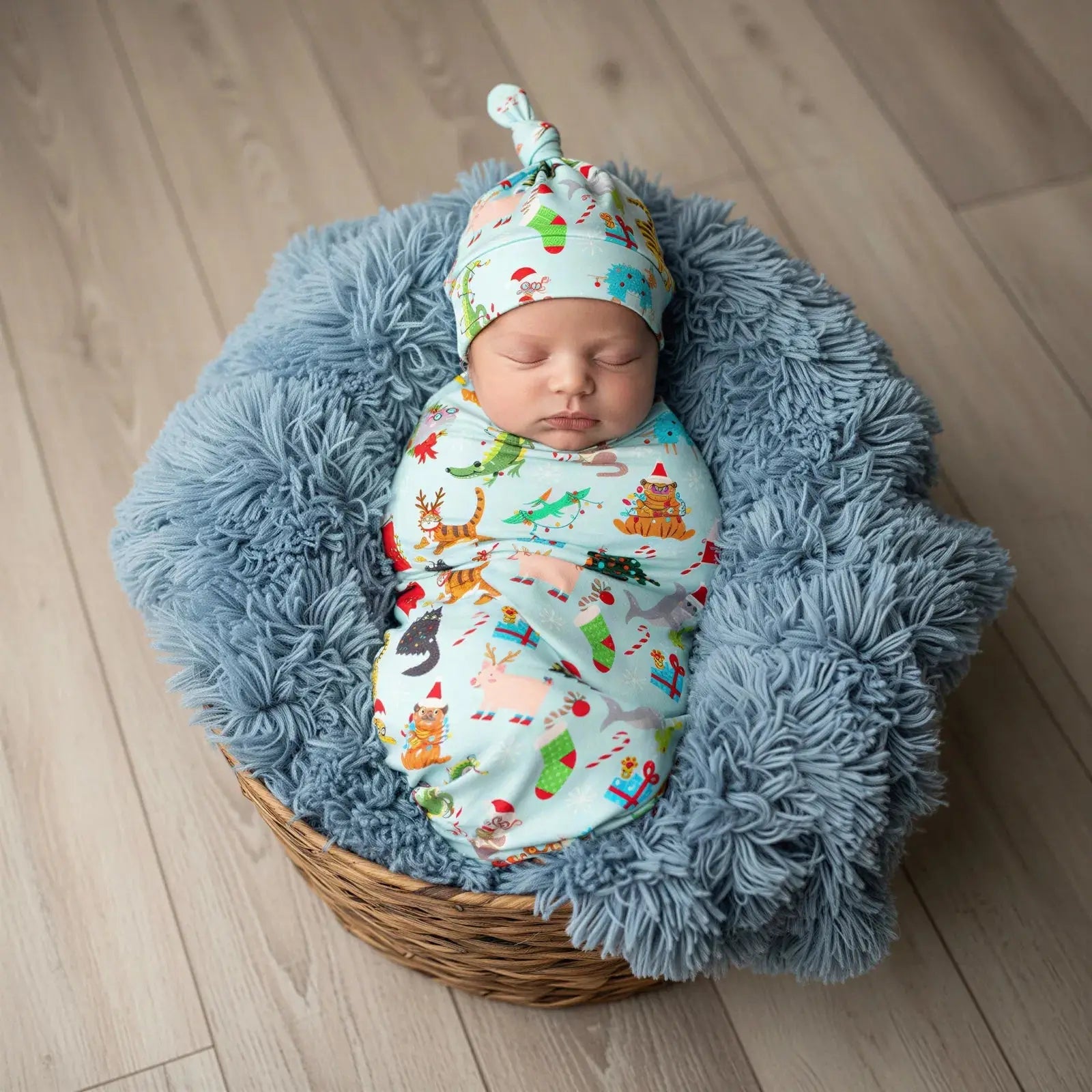 Crackling Christmas Swaddle - Baby & Toddler Clothing, Textile, Child, Toddler, Infant | Everetts Place