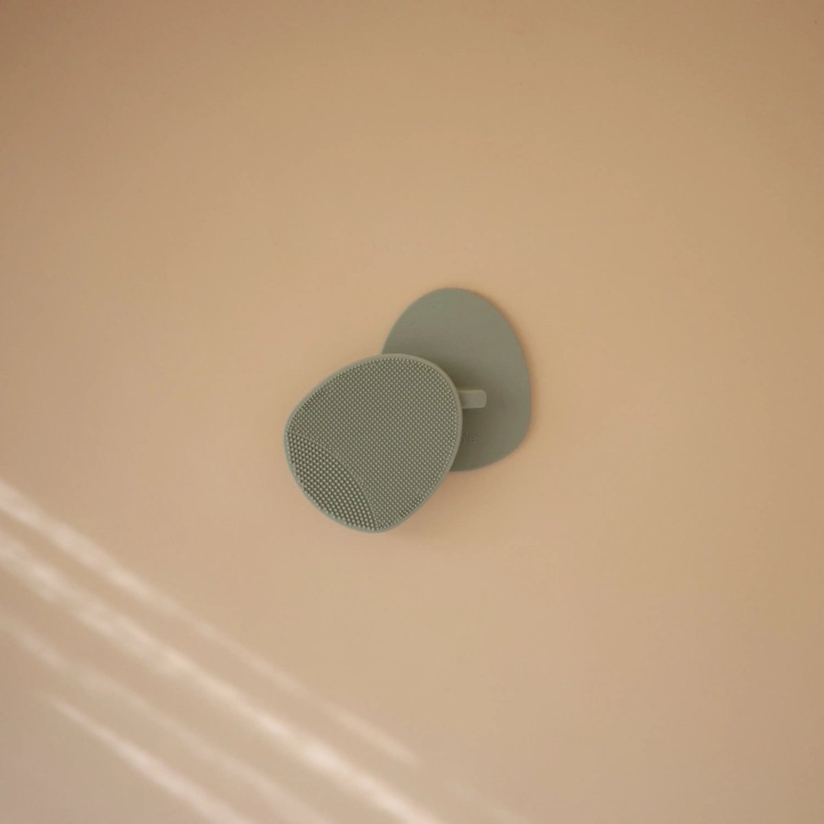 Mushie Cradle Cap Brush for Babies with Soft Silicone Bristles for Gentle Exfoliation and Massage - 