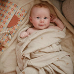 Mushie Cradle Cap Brush for Babies with Soft Silicone Bristles for Gentle Exfoliation and Massage - 