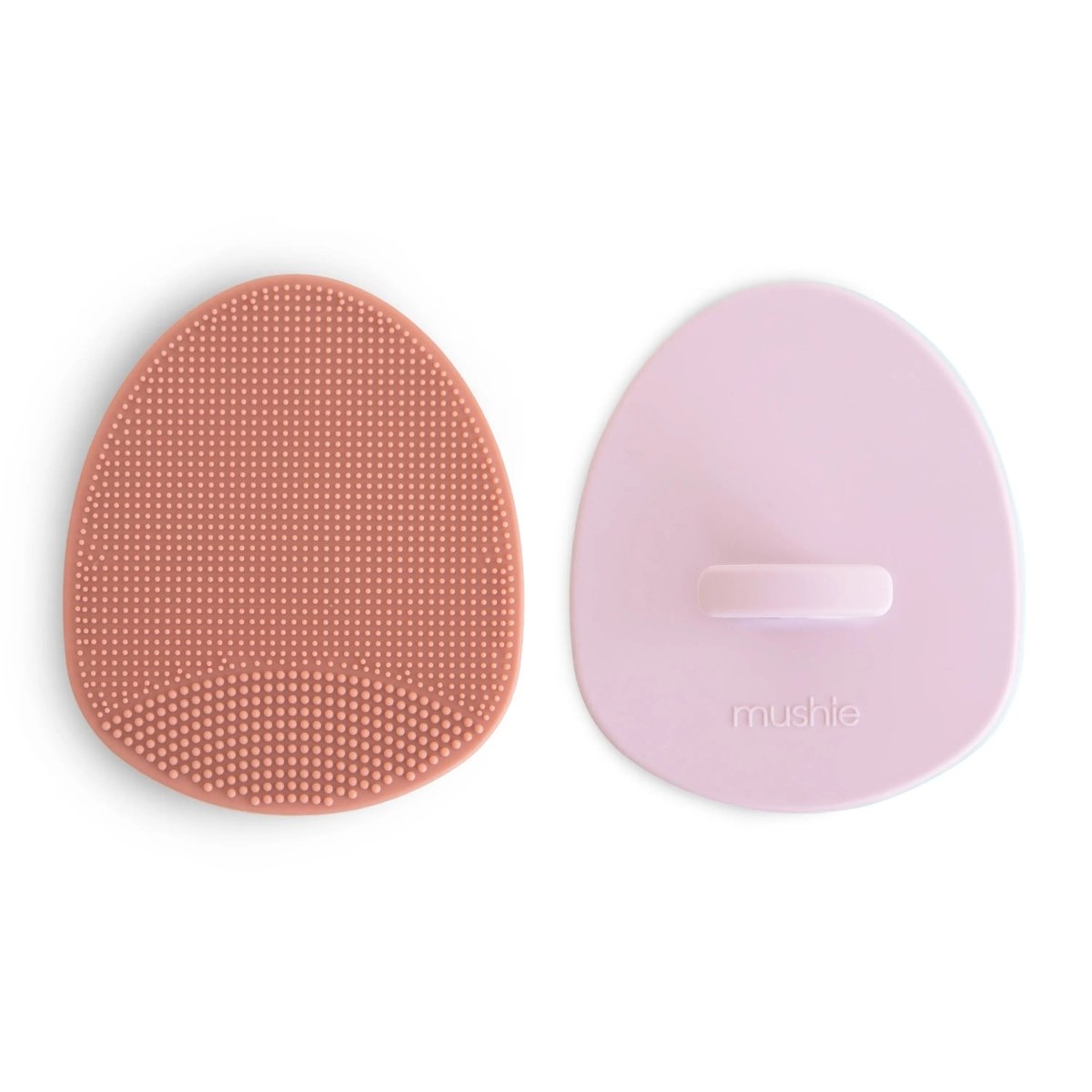 Mushie Cradle Cap Brush for Babies with Soft Silicone Bristles for Gentle Exfoliation and Massage - 