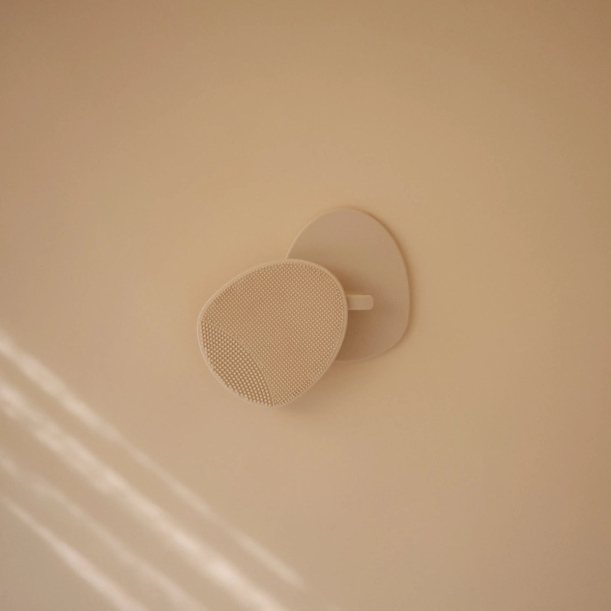 Mushie Cradle Cap Brush for Babies with Soft Silicone Bristles for Gentle Exfoliation and Massage - 