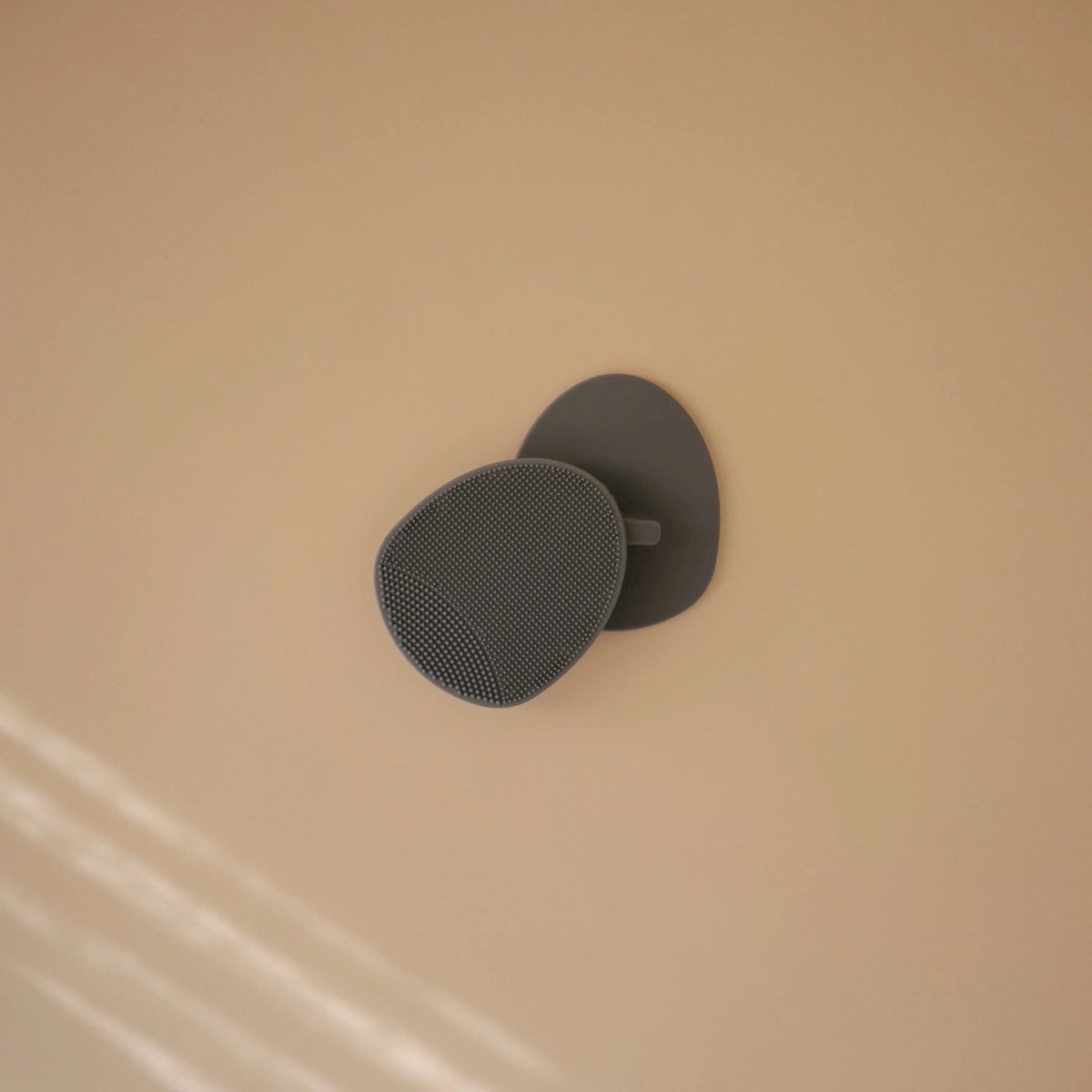 Mushie Cradle Cap Brush for Babies with Soft Silicone Bristles for Gentle Exfoliation and Massage - 