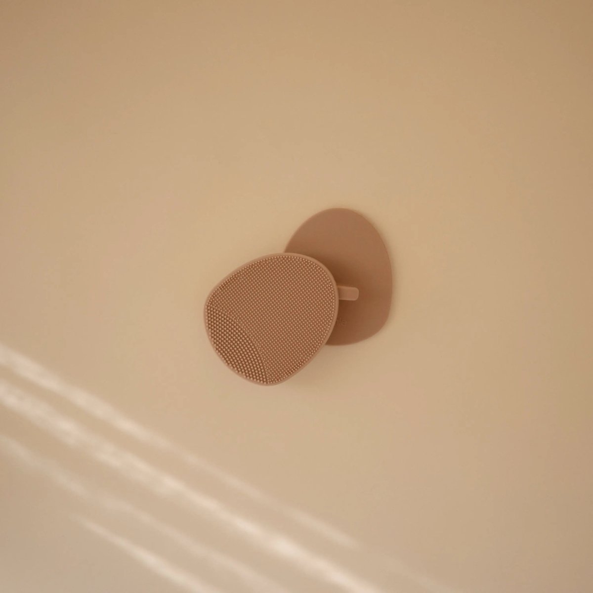 Mushie Cradle Cap Brush for Babies with Soft Silicone Bristles for Gentle Exfoliation and Massage - 