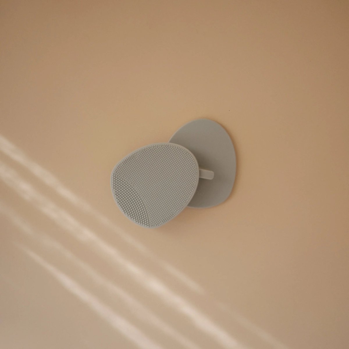 Mushie Cradle Cap Brush for Babies with Soft Silicone Bristles for Gentle Exfoliation and Massage - 