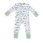 Angel Dear Crayon Alligators - Convertible Romper & Swaddle Blanket Set - 