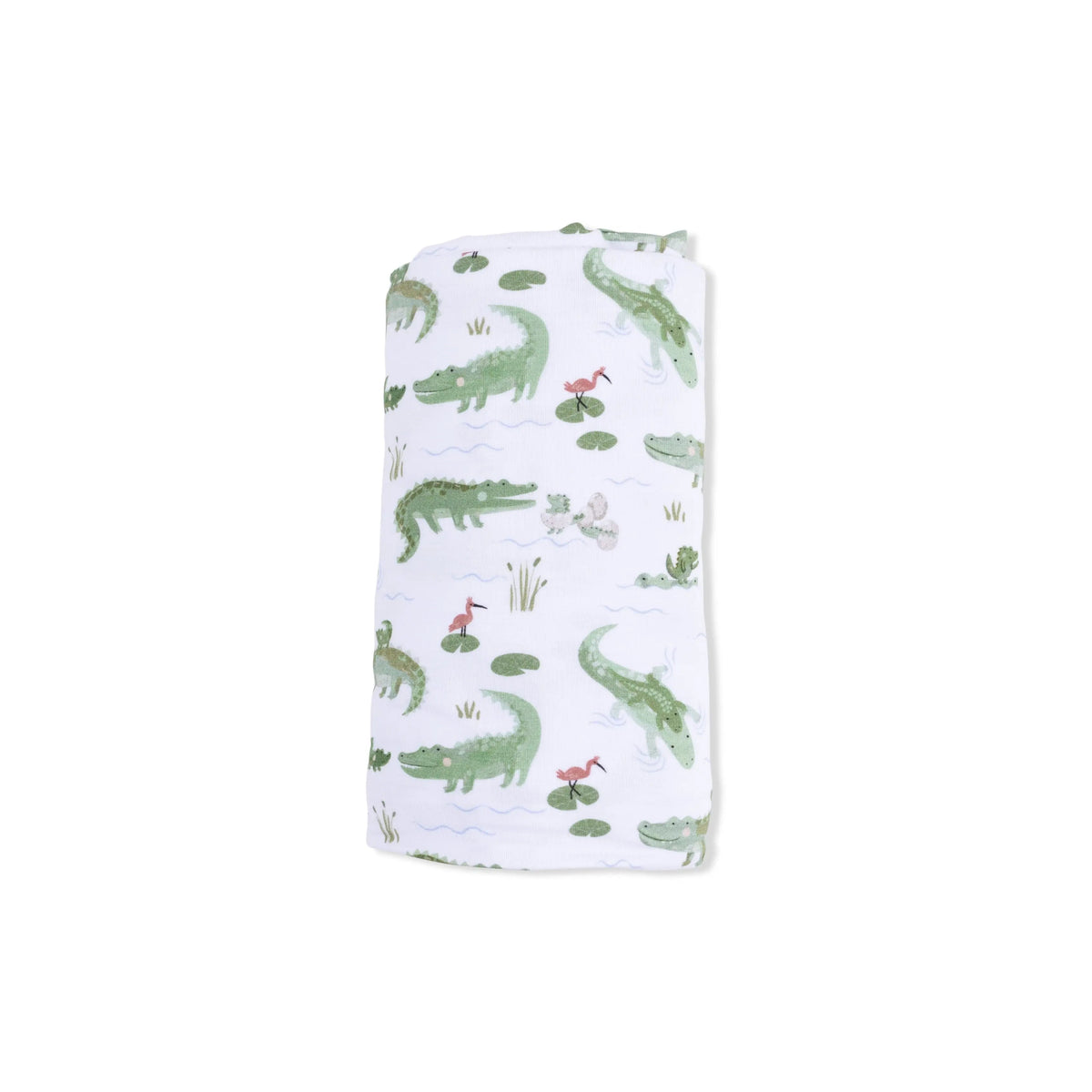 Angel Dear Crayon Alligators - Convertible Romper & Swaddle Blanket Set - 