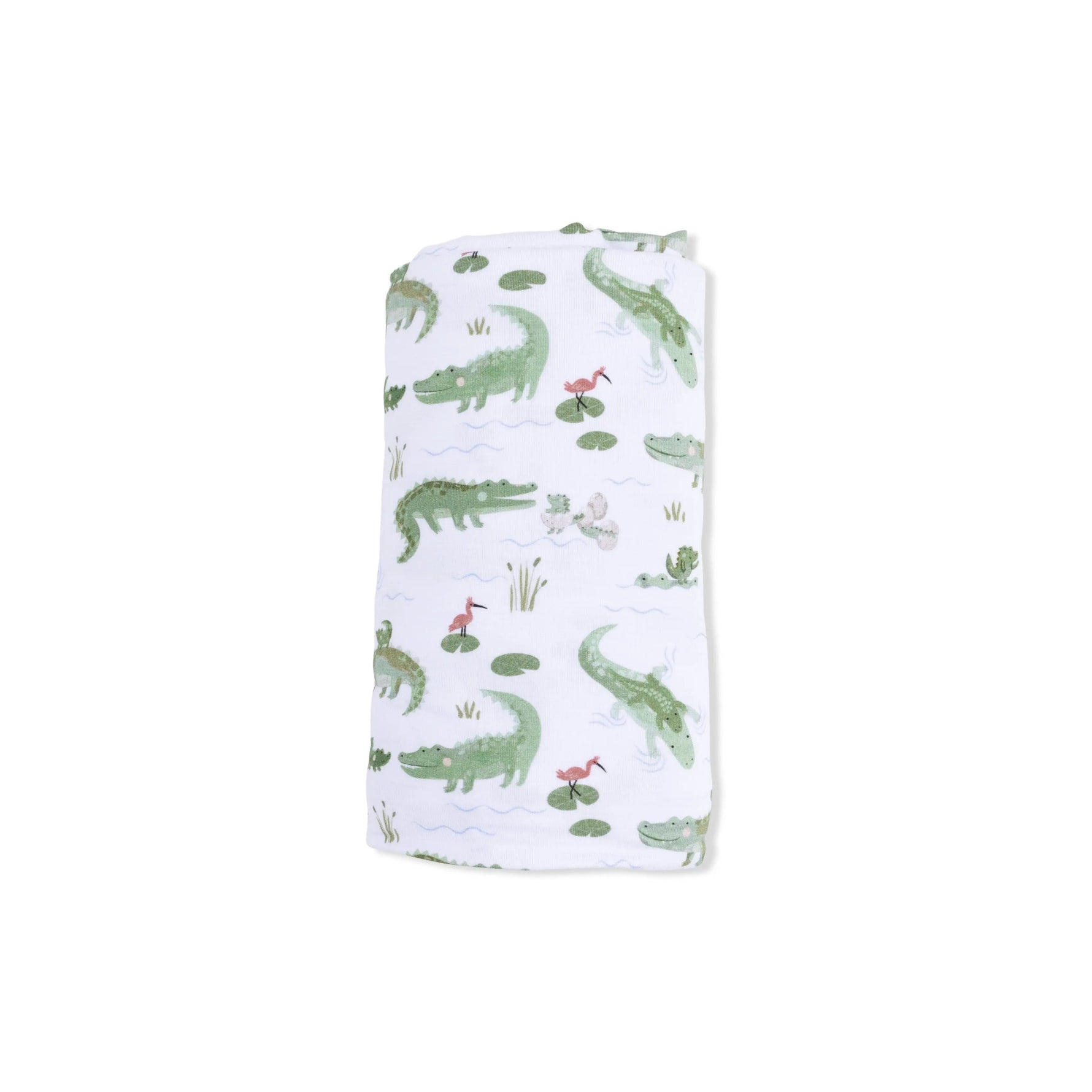 Angel Dear Crayon Alligators - Convertible Romper & Swaddle Blanket Set - 