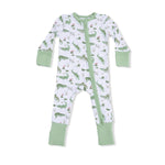Angel Dear Crayon Alligators - Convertible Romper & Swaddle Blanket Set - 
