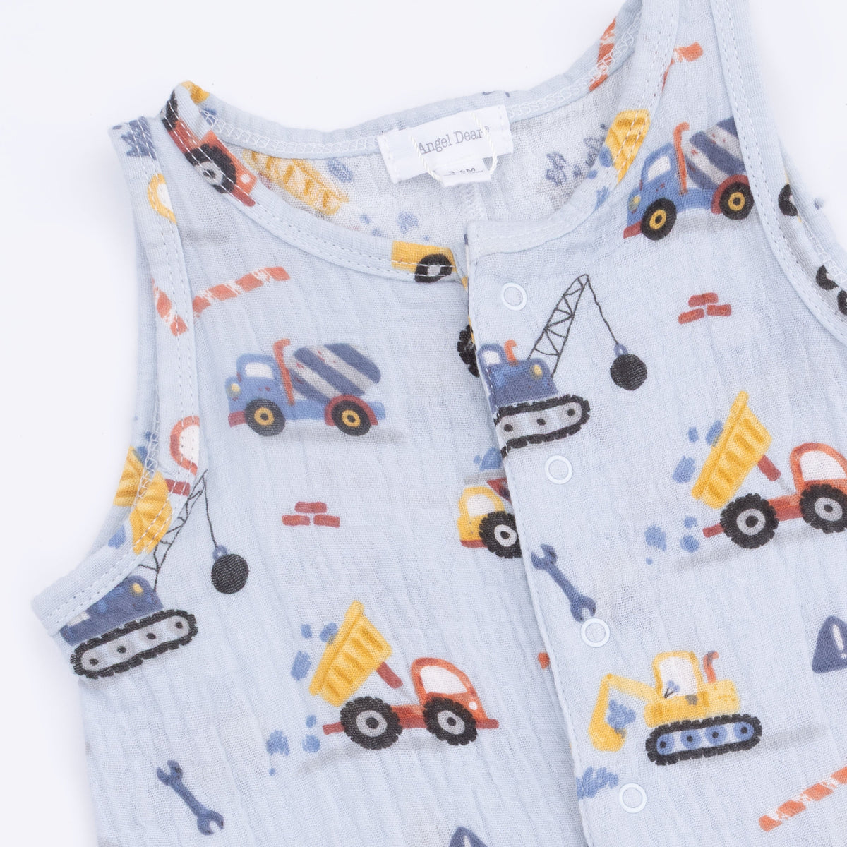 Angel Dear Crayon Construction - Sleeveless Shortie RomperEveretts Place