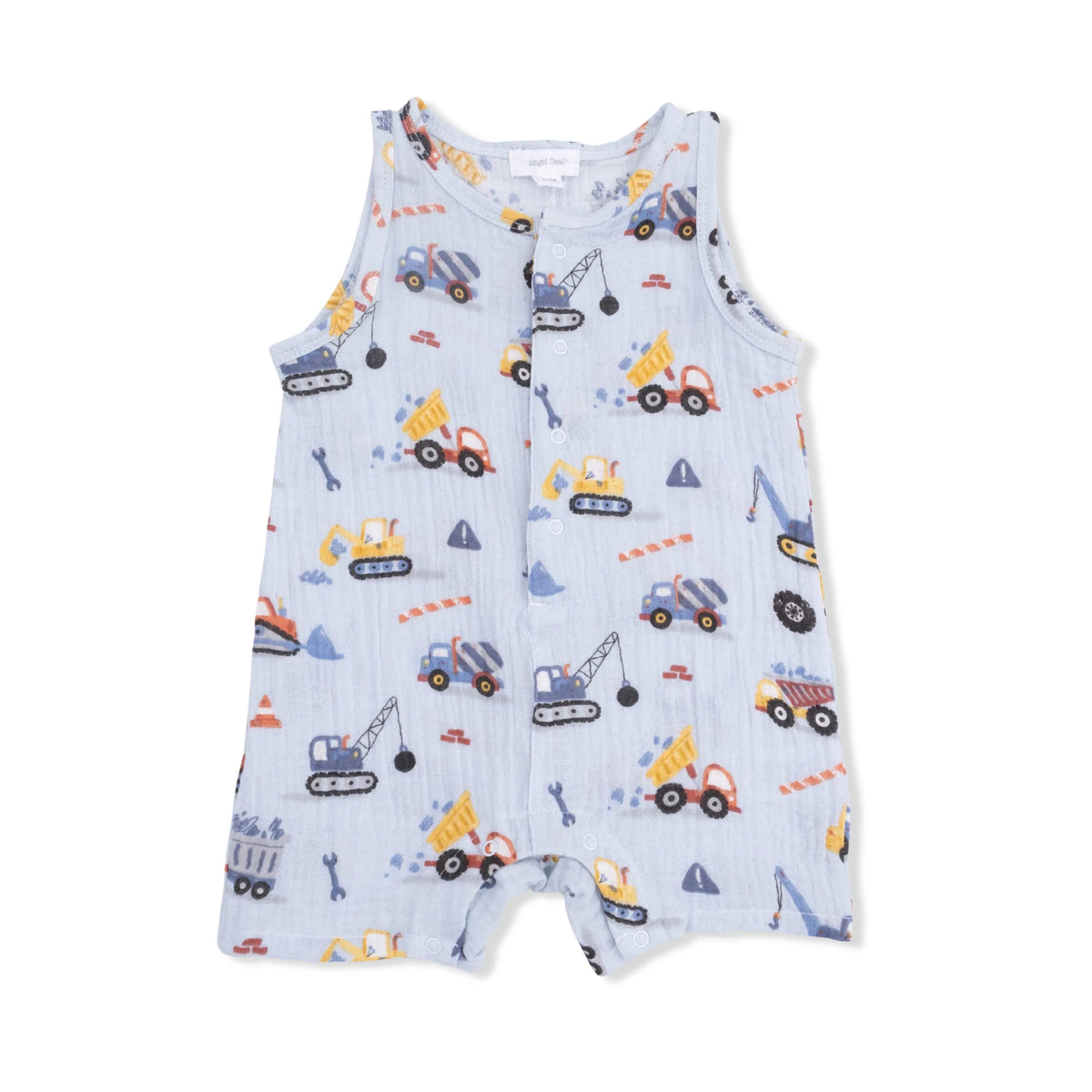 Angel Dear Crayon Construction - Sleeveless Shortie Romper - 