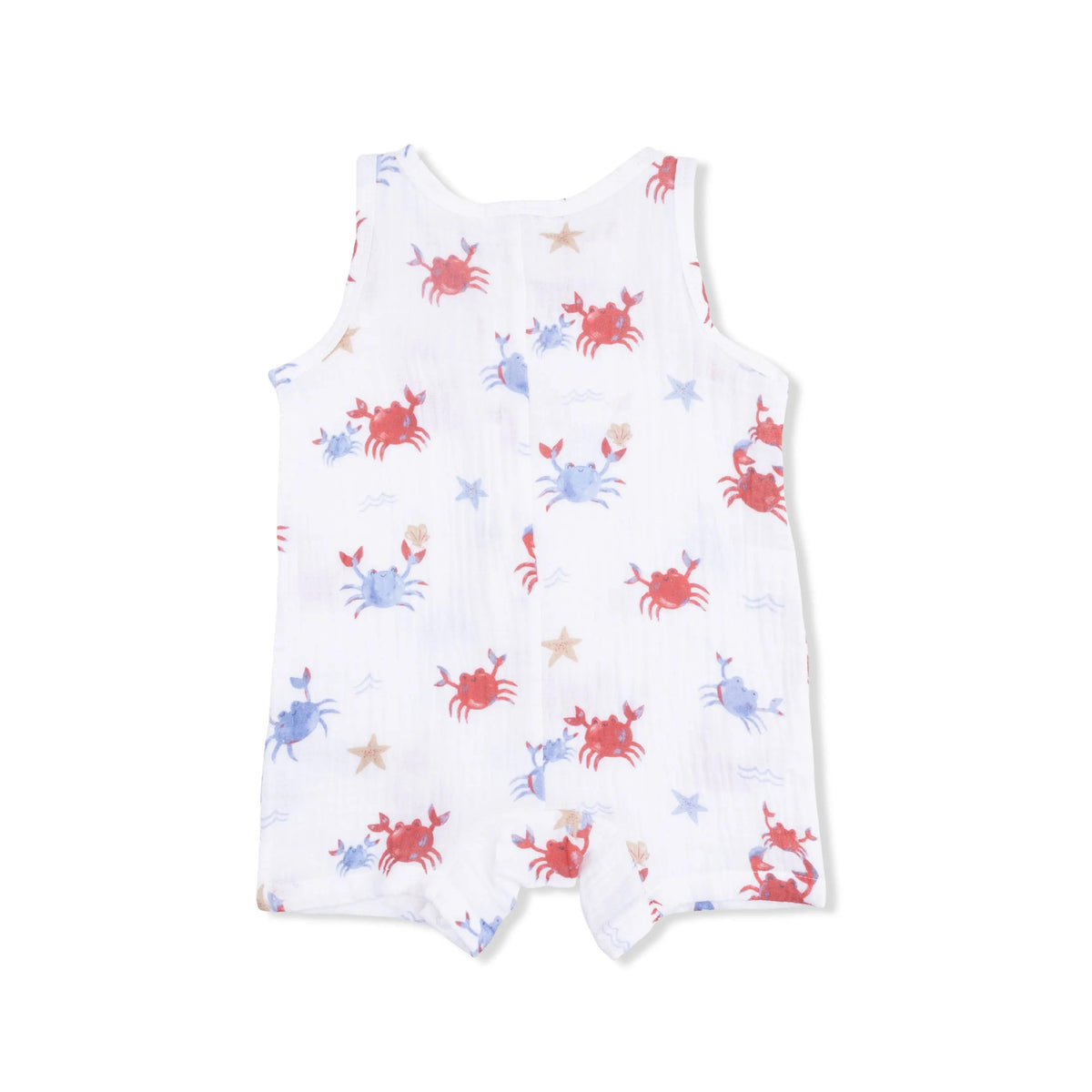 Angel Dear Crayon Crabs - Sleeveless Shortie Romper - 
