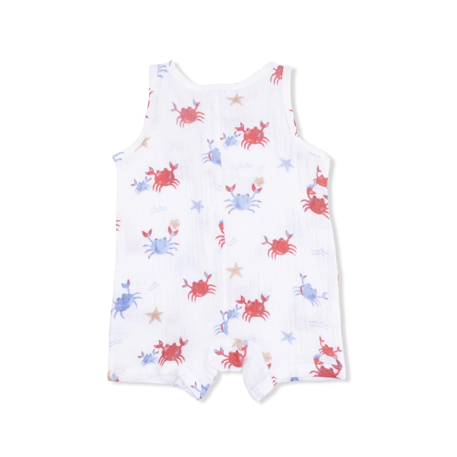 Angel Dear Crayon Crabs - Sleeveless Shortie Romper - 