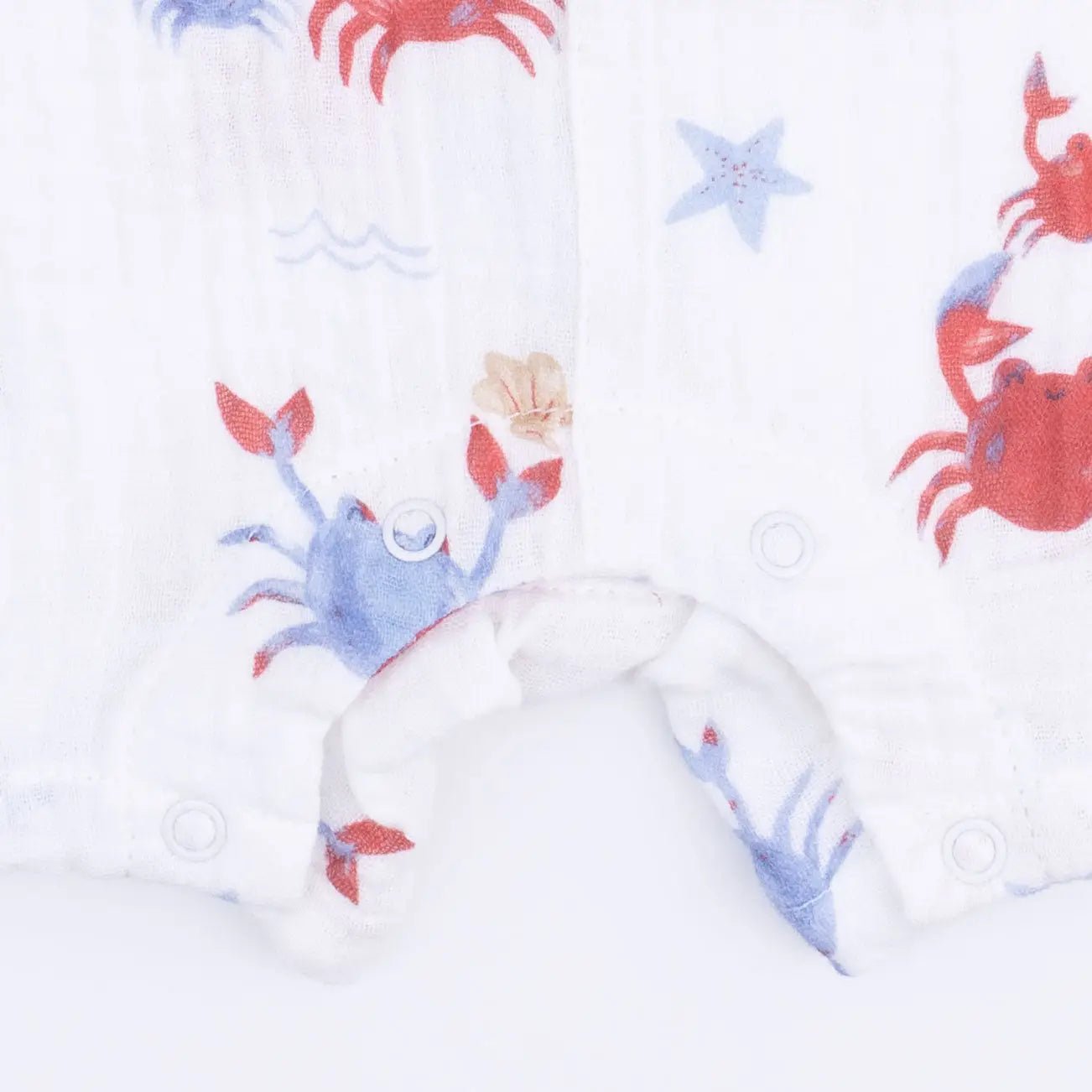 Angel Dear Crayon Crabs - Sleeveless Shortie Romper - 
