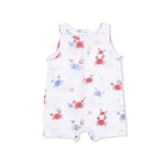Angel Dear Crayon Crabs - Sleeveless Shortie Romper - 