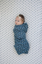 Mebie Baby Cream Berry Muslin Crib Sheet - 