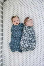 Mebie Baby Cream Berry Muslin Crib Sheet - 