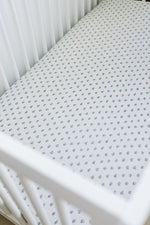 Mebie Baby Cream Berry Muslin Crib Sheet - 