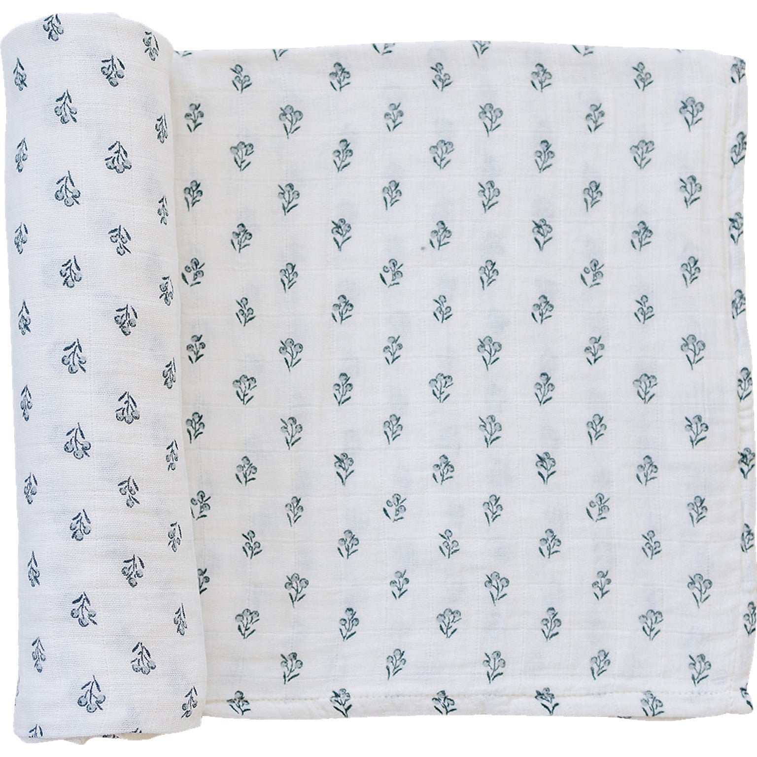 Cream Berry Muslin Swaddle Blanket - Textile, Linens, Motif, Bed sheet, Pattern | Everetts Place