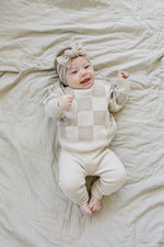 Mebie Baby Cream Knit Leggings - 