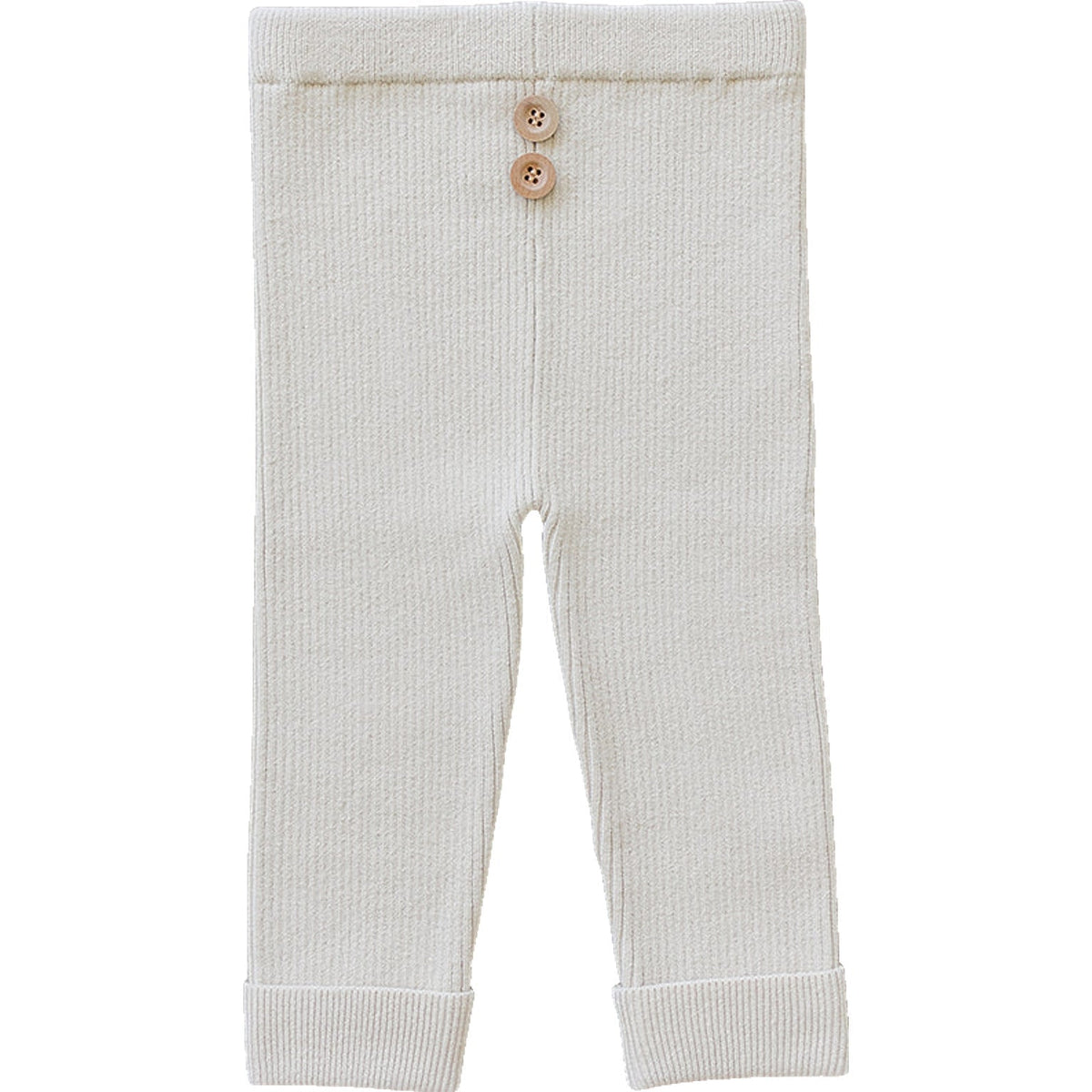 Cream Knit Leggings - White, Textile, Wool, Woolen, Creative arts | Everetts Place